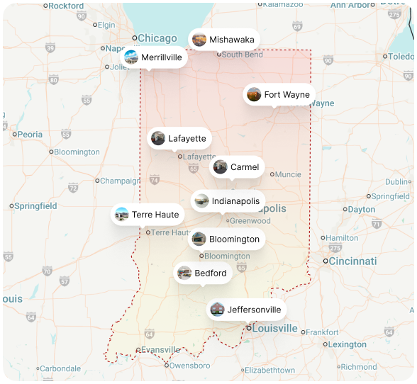 All Indiana Locations