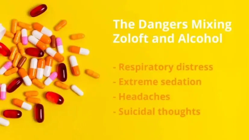 dangers of mixing Zoloft and Alcohol