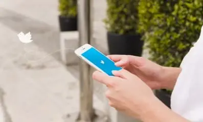 Woman on phone.