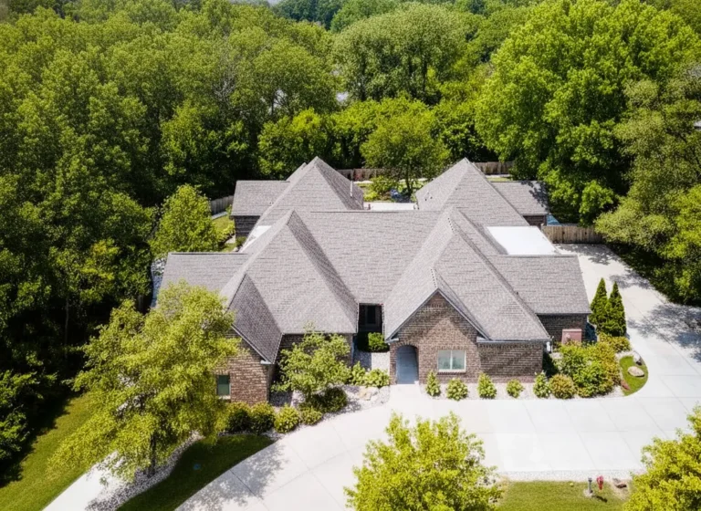 Aerial photo of the Indy rehab with homelike privacy