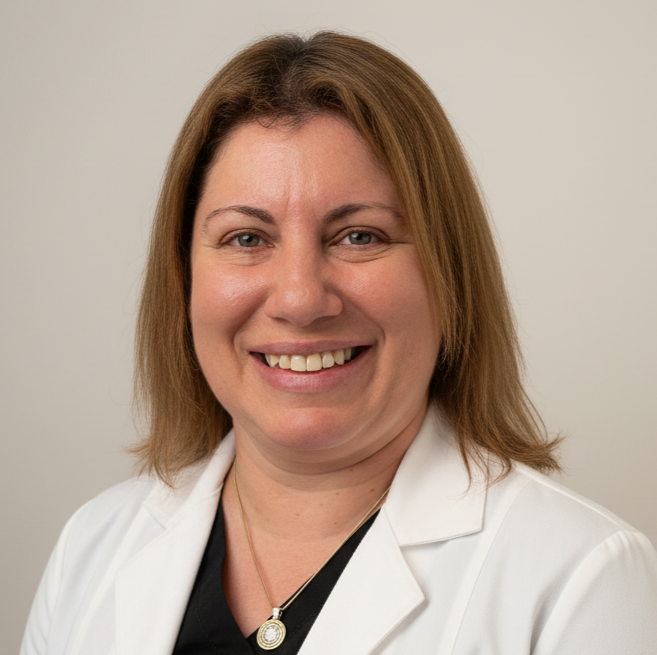 A formal portrait of a nurse