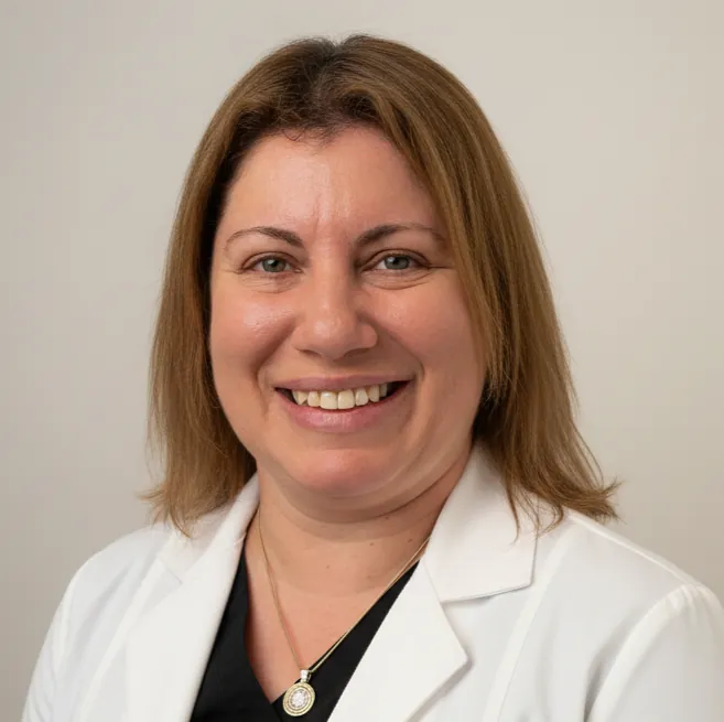 Yfat, nurse practitioner at Indiana Center for Recovery, professional clinical headshot