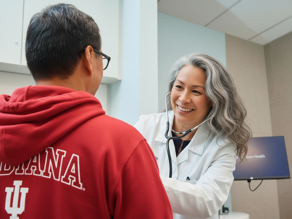 doctor meeting with patient to access detox and medications