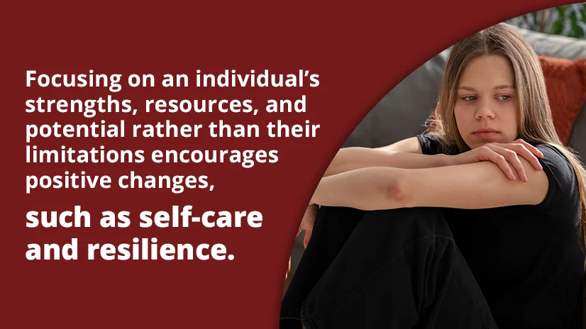A healthcare provider and patient collaborate over a treatment plan, emphasizing individualized and person-centered care.