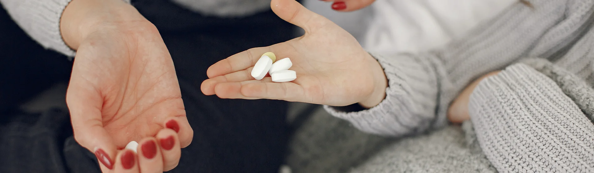 Teen with amphetamine in their hand