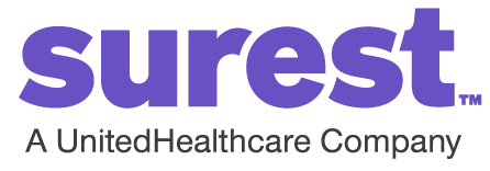 Surest health insurance logo — Indiana Center for Recovery accepts Surest for comprehensive addiction and mental health treatment services.