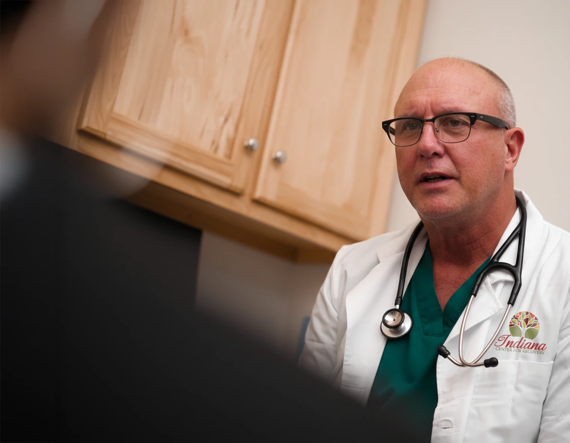 Our Psychiatrist meeting with a patient